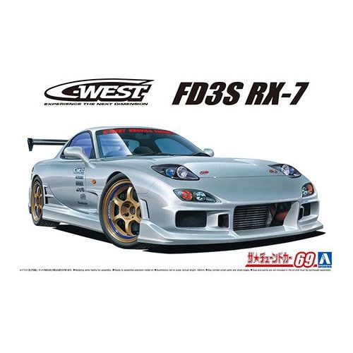 AOSHIMA 1/24 C-West FD3S RX-7 '99 Mazda