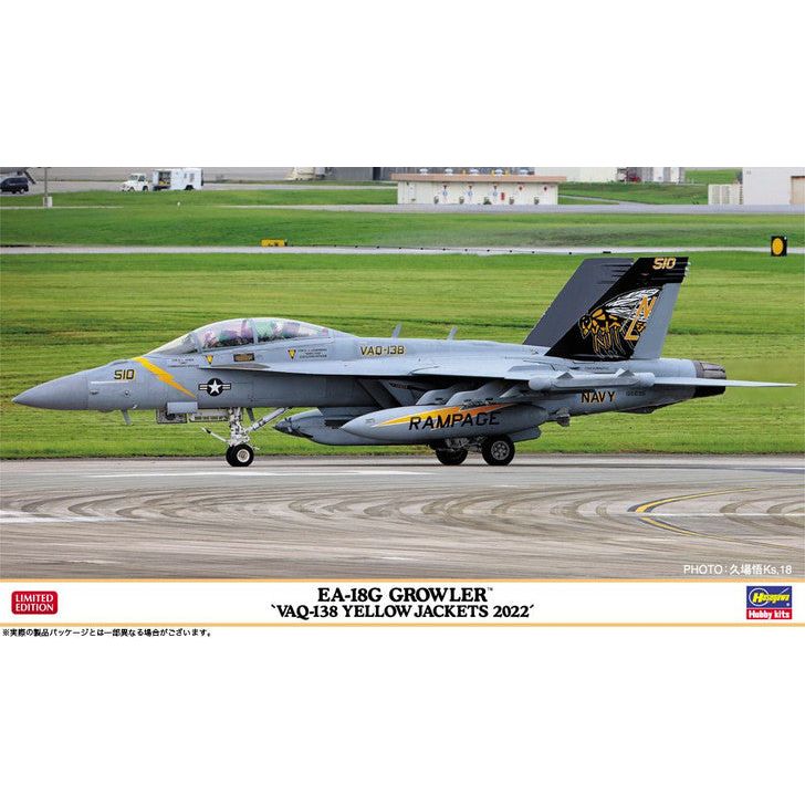 HASEGAWA 1/72 EA-18G Growler "VAQ-138 Yellow Jackets 2022"