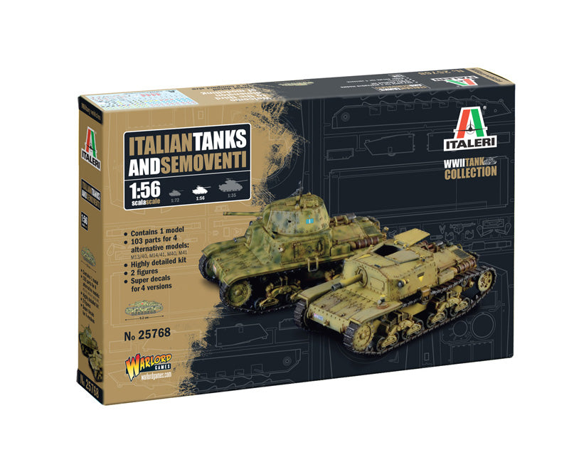 ITALERI 1/56 Italians Tanks & Semoventi