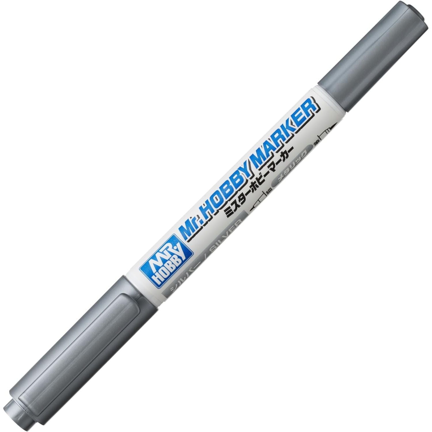 GSI Mr Hobby Marker Silver Aqueous Paint Marker