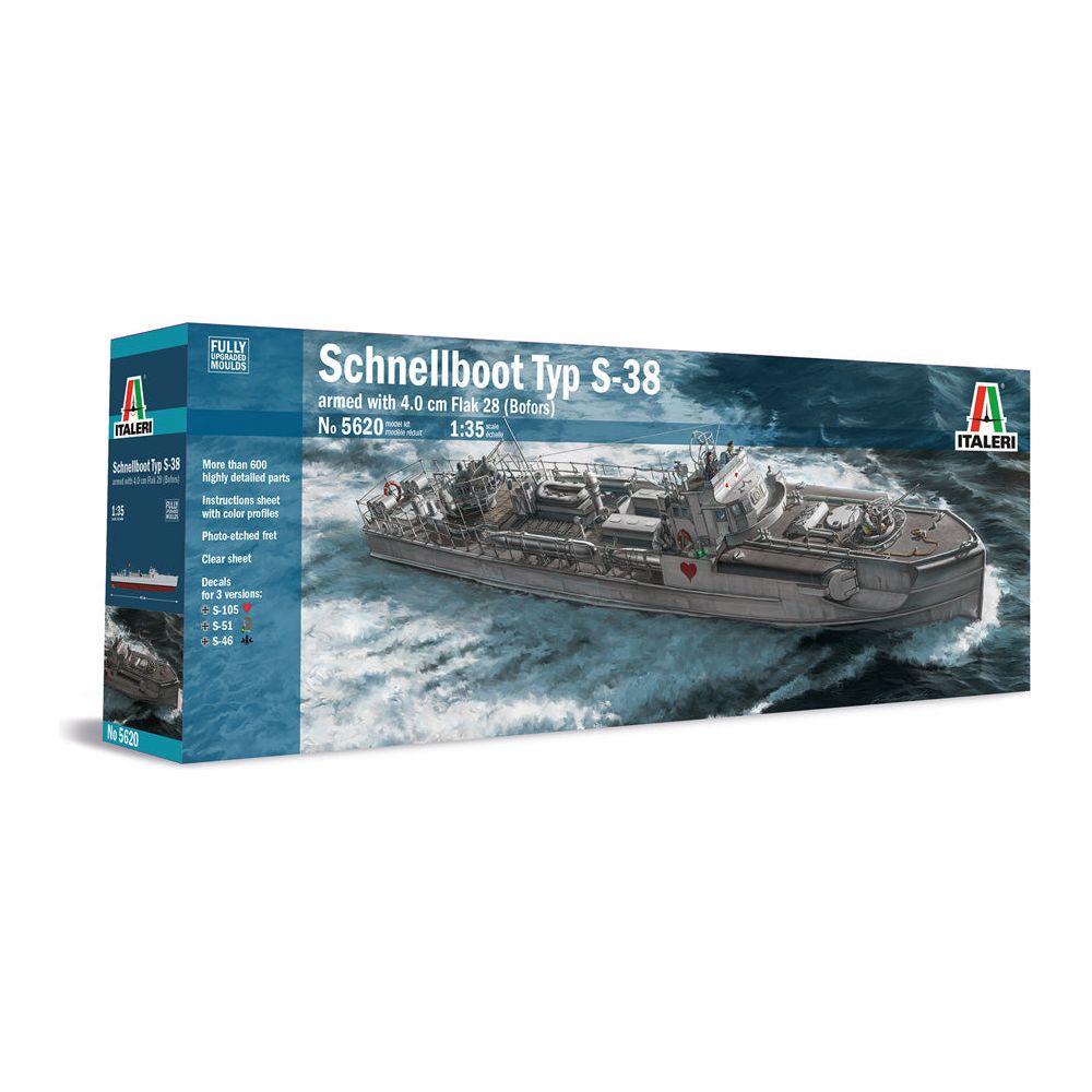 ITALERI 1/35 Schnellboot Typ S-38