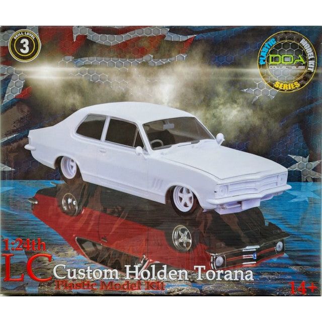 DDA COLLECTIBLES 1/24 Plastic Kit LC Torana V8 Custom Sealed Body Opening Bonnet w/Engine