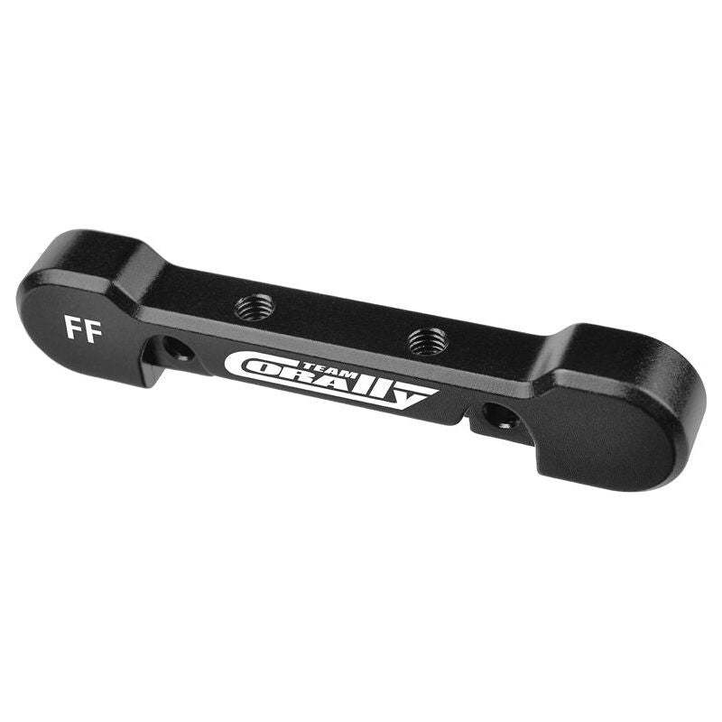 TEAM CORALLY Suspension Arm Mount HD, Fr-Fr 8mm Aluminium, Black (1)