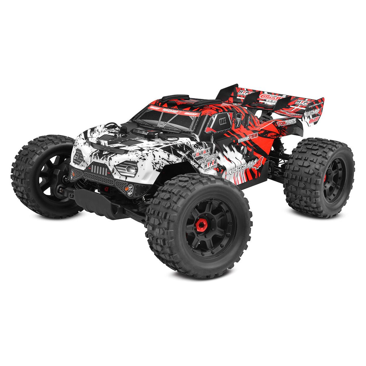 TEAM CORALLY Kagama 10 - XL4S Brushless Monster Truck - RTR - Red 3-4S - No Battery - No Charger