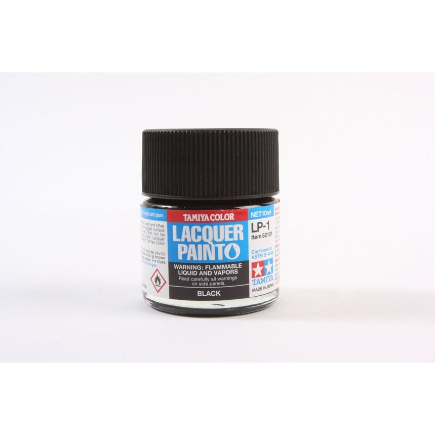 TAMIYA LP-1 Black Lacquer Paint 10ml