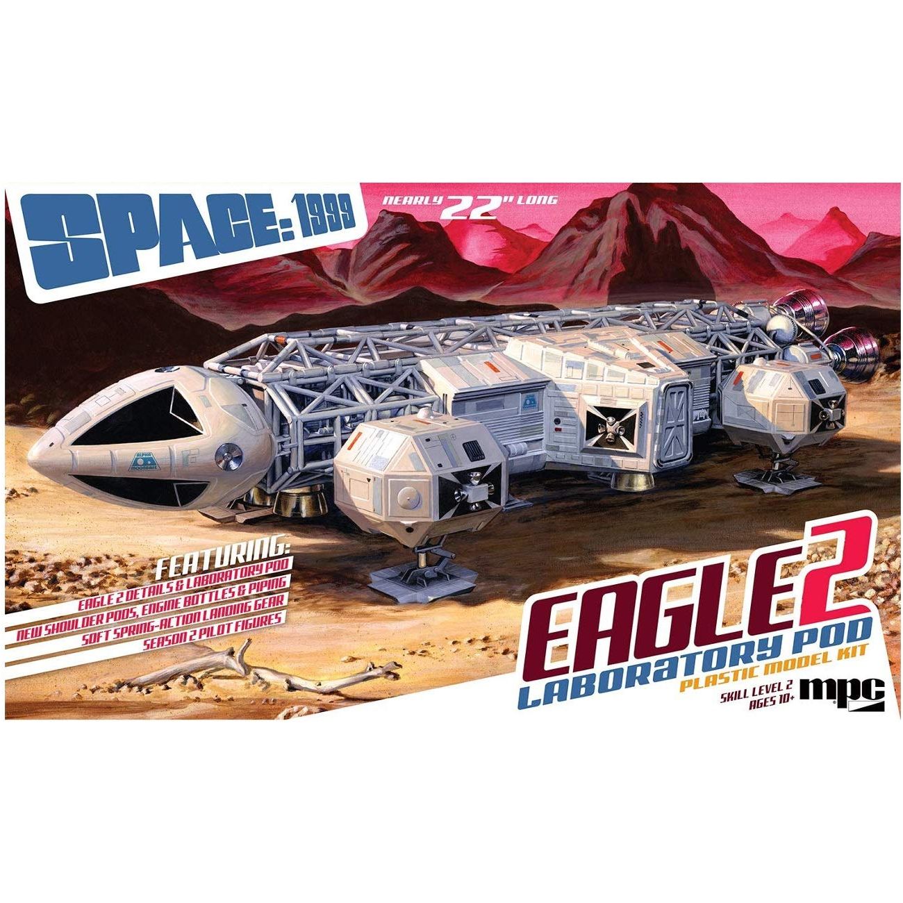 MPC 1/48 Space:1999 Eagle II w/Lab Pod Plastic Model Kit