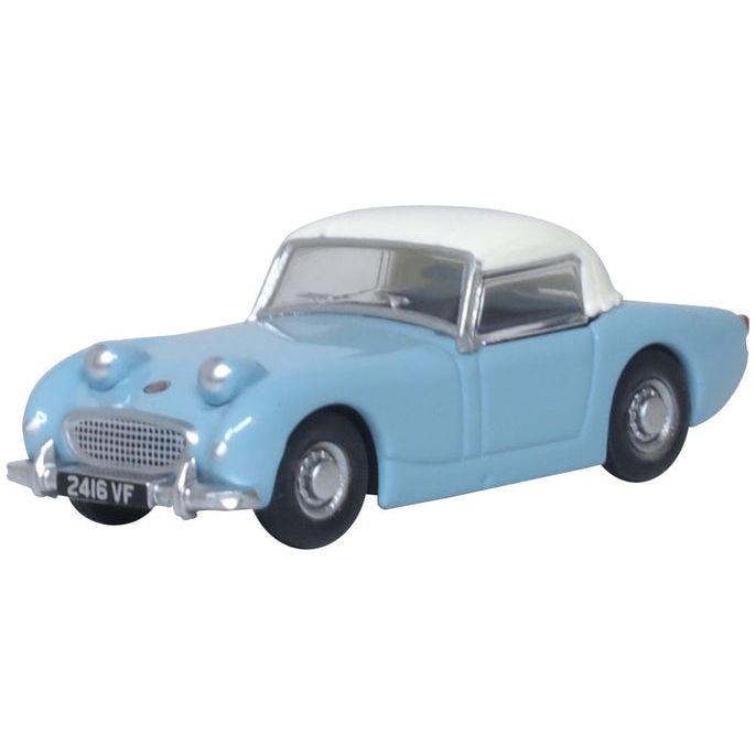 OXFORD 1/76 Iris Blue Austin Healey Frogeye Sprite