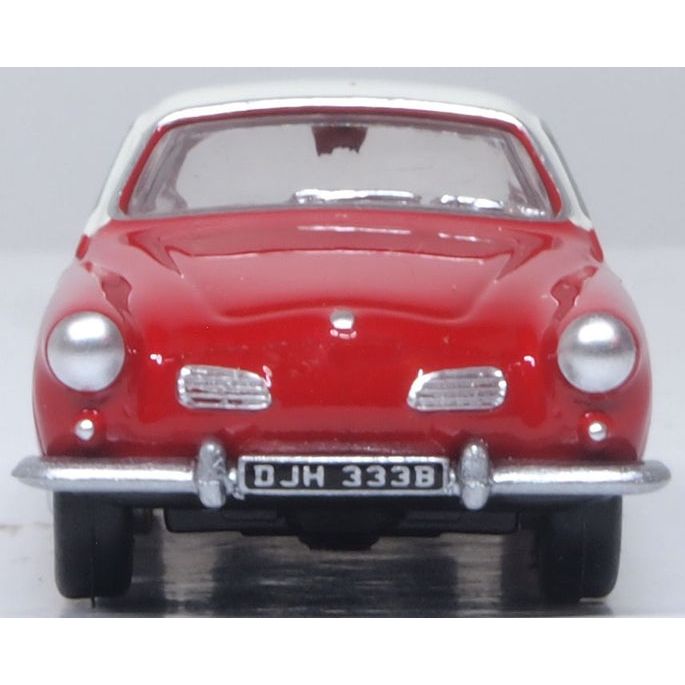 OXFORD 1/76 Henna Red and Pearl White VW Karmann Ghia