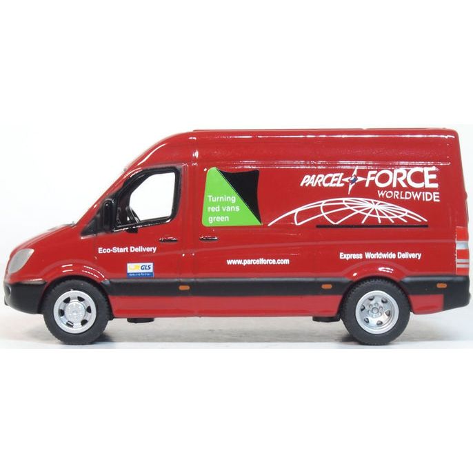 OXFORD 1/76 Parcelforce Mercedes Sprinter