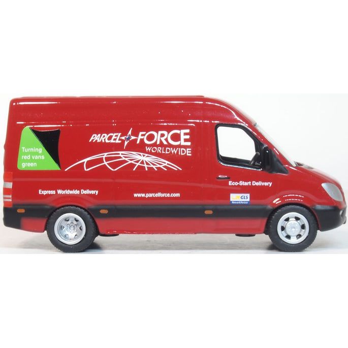 OXFORD 1/76 Parcelforce Mercedes Sprinter