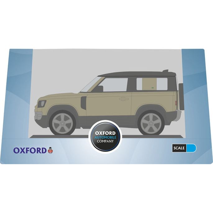 OXFORD 1/76 New Defender 90 Godwana Stone