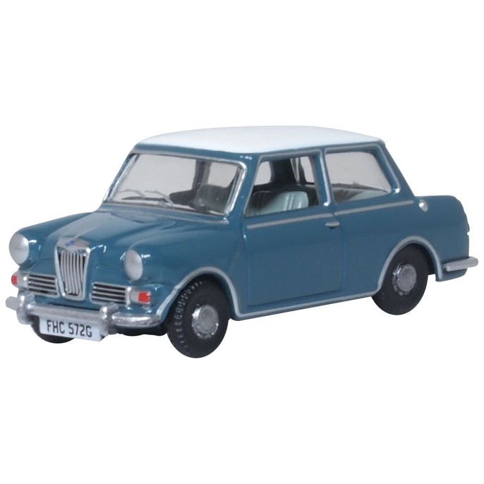 OXFORD 1/76 Riley Elf MkIII Persian Blue Snowberry White