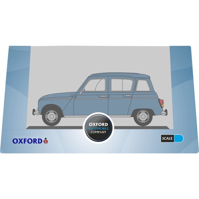 OXFORD 1/76 Renault 4 Blue