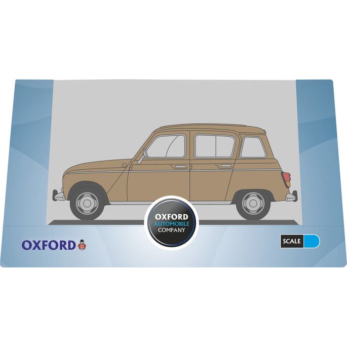 OXFORD 1/76 Renault 4 Marron Grace