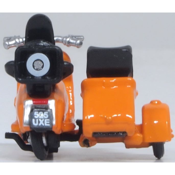 OXFORD 1/76 Scooter and Sidecar Orange