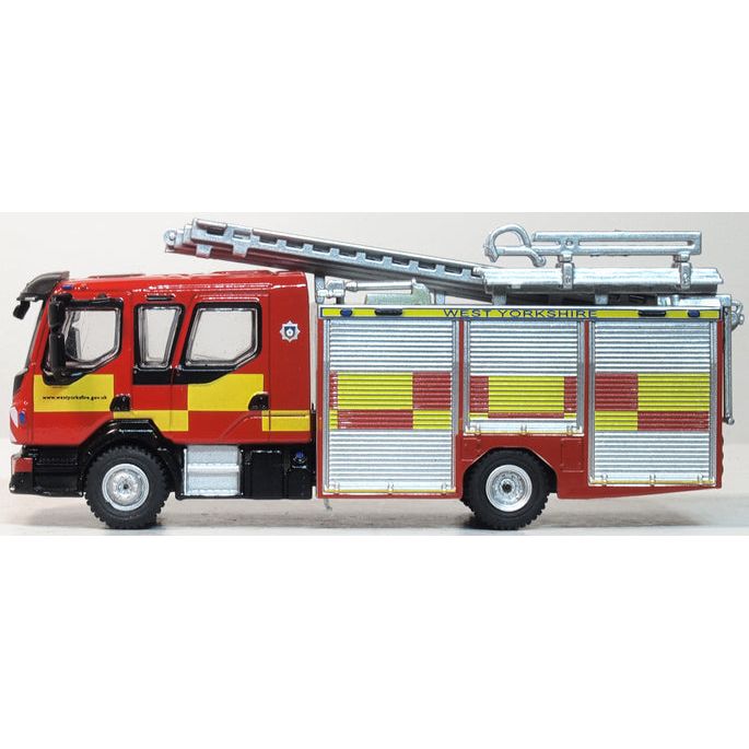 OXFORD 1/76 Volvo FL Emergency One Pump Ladder West Yorkshire Fire Engine