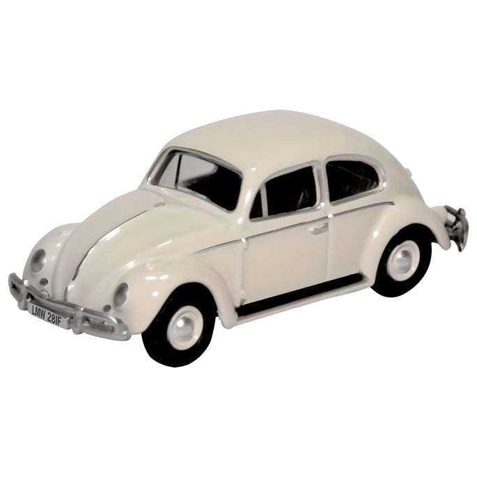 OXFORD 1/76 VW Beetle Lotus White