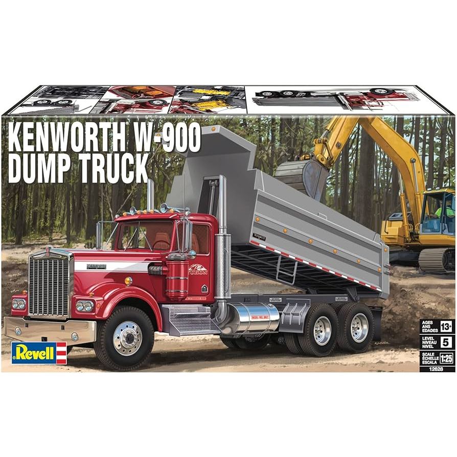 REVELL 1/25 Kenworth W-900 Dump Truck