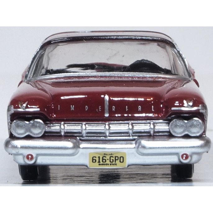 OXFORD 1/87 Imperial Crown 2 Door Hardtop 1959 Radiant Red-Black