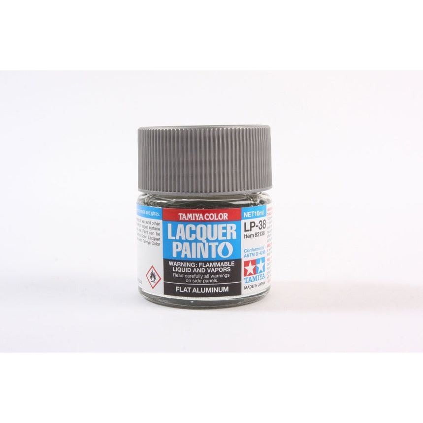 TAMIYA LP-38 Flat Aluminium Lacquer Paint 10ml