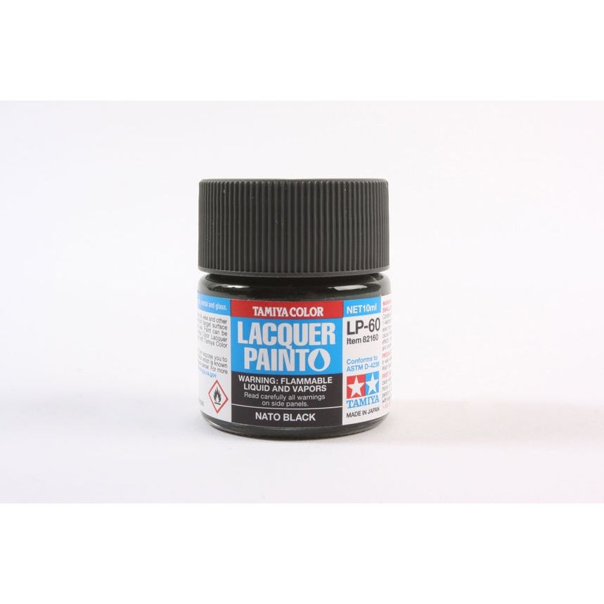 TAMIYA LP-60 NATO Black Lacquer Paint 10ml