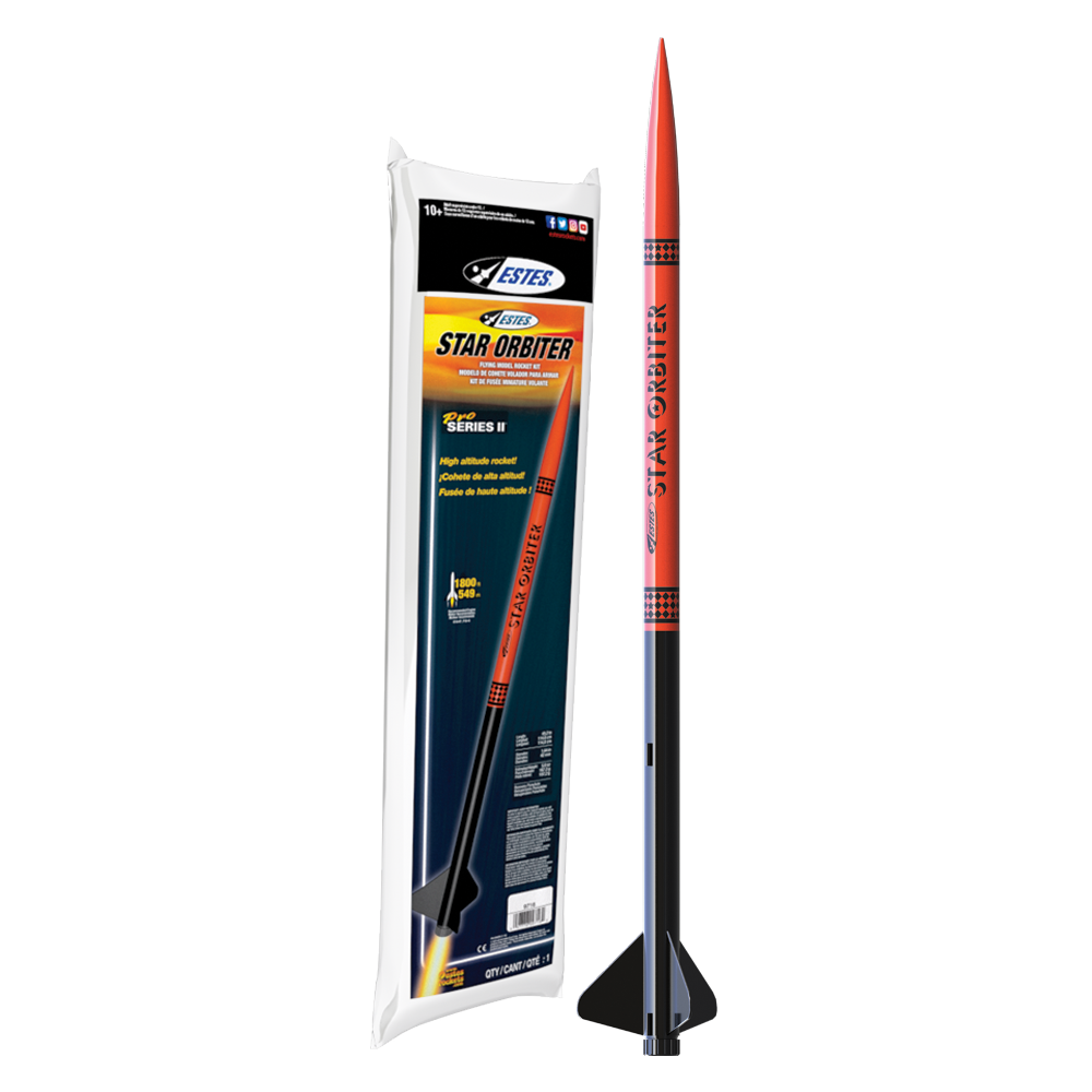 ESTES Pro Series II Star Orbiter Intemediate Model Rocket Kit (29mm Engine)