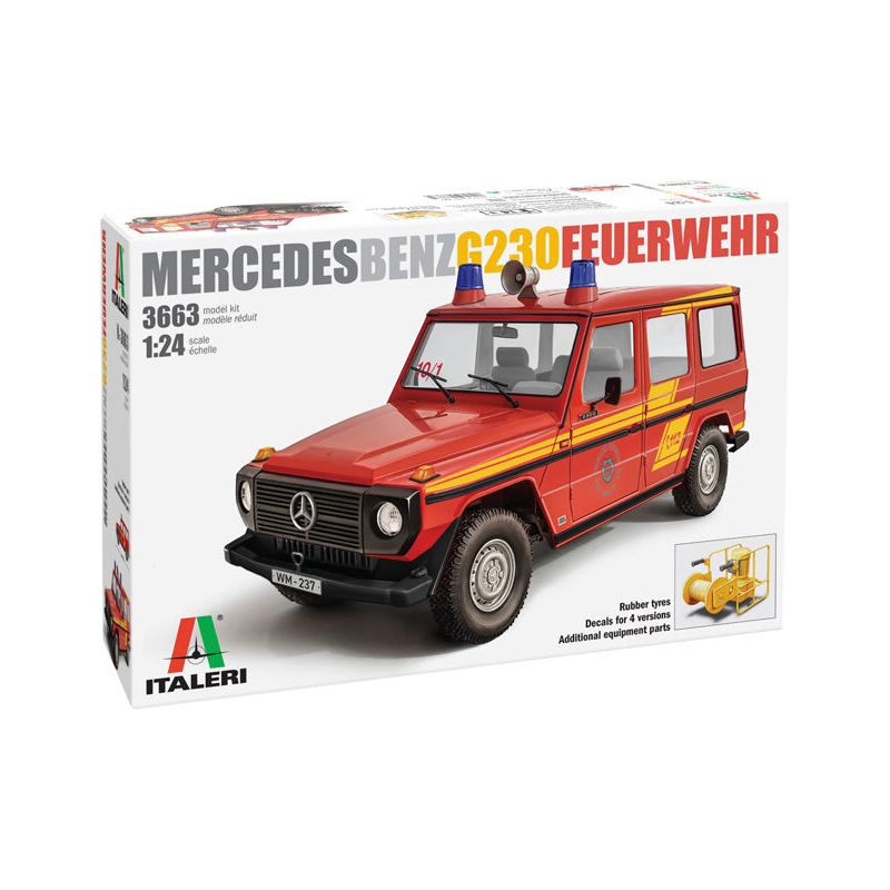 ITALERI 1/24 Mercedes G230 Feuerwehr