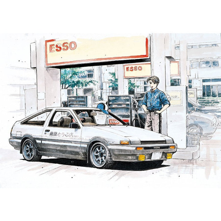 AOSHIMA 1/24 INITIAL D FUJIWARA TAKUMI AE86 TRUENO COMICS VOL.1 VER.