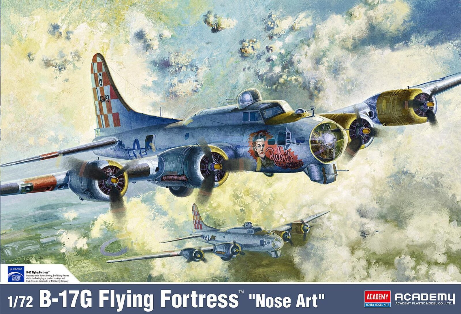 Academy 1/72 B-17G "NOSE ART" Plastic Model Kit