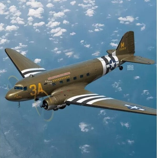 ACADEMY 1/144 USAAF C-47 Skytrain Plastic Model Kit *Aus Decals*