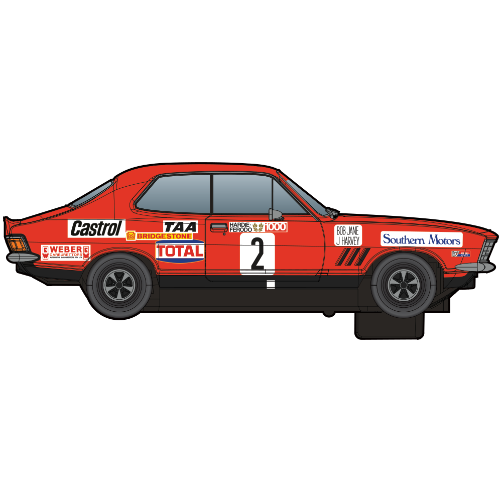 SCALEXTRIC Holden XU1 Torana 1973 Bathurst Jane/Harvey