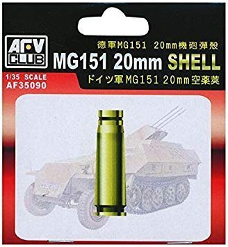 AFV Club 1/35 German MG151 20mm Shell Plastic Model Kit [AF35090]