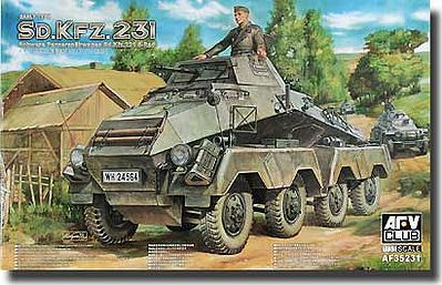 AFV Club 1/35 German Sd.Kfz. 231 Schwerer PanzerspÃ¤hwagen Plastic Model Kit [AF35231]