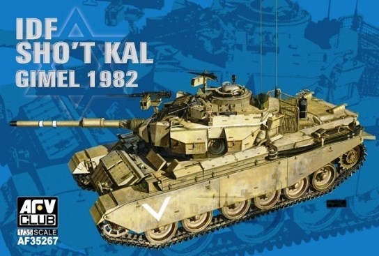 AFV Club 1/35 IDF Sho't Kal Gimel 1982 w/Reactive Armour Plastic Model Kit [AF35267]