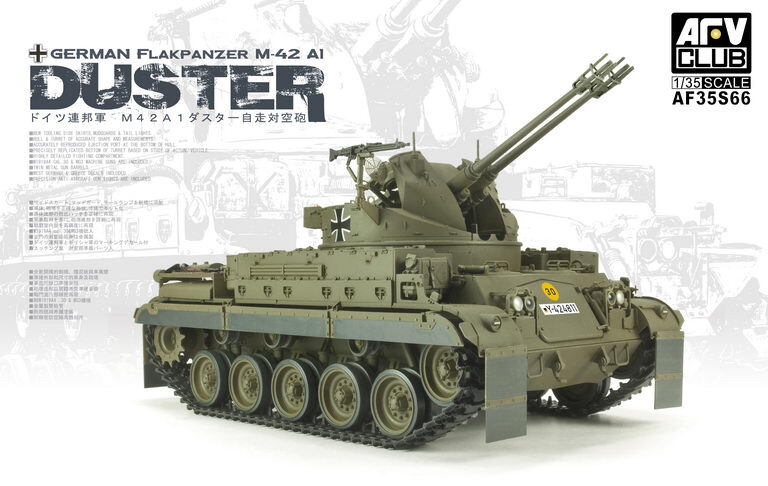 AFV Club 1/35 German Flakpanzer M-42 A1 Plastic Model Kit [AF35S66]