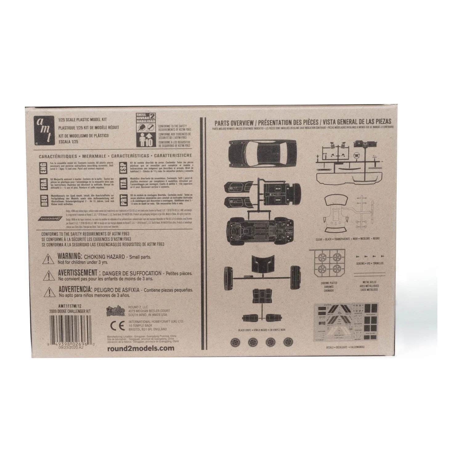 AMT 1/25 2009 Dodge Challenger R/T Plastic Model Kit