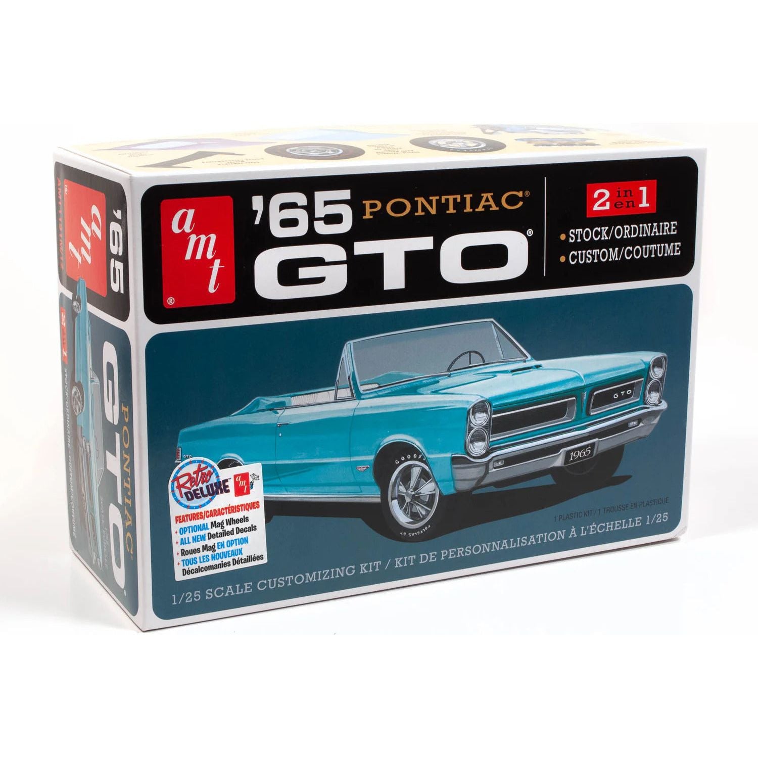 AMT 1/25 1965 Pontiac GTO 2T Plastic Model Kit