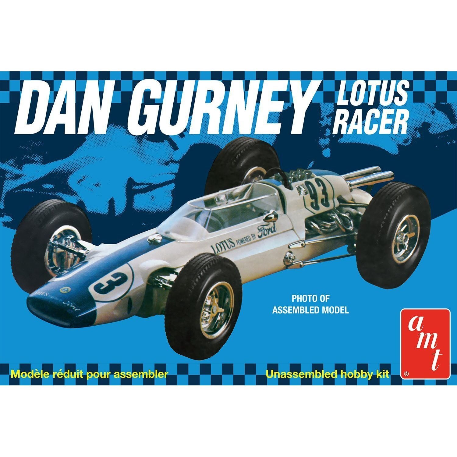 AMT 1/25 Dan Gurney Lotus Racer Plastic Model Kit