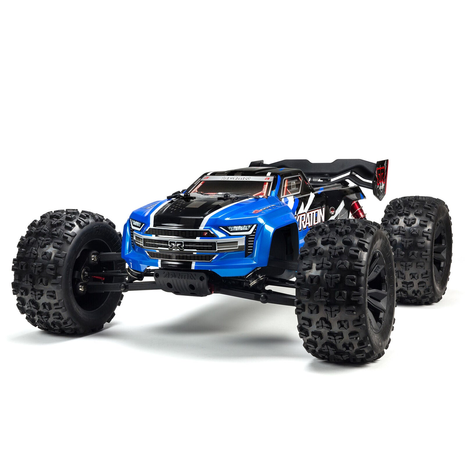 ARRMA 1/8 KRATON 6S V5 4X4 BLX Speed Monster Truck with Spektrum Firma RTR, Blue