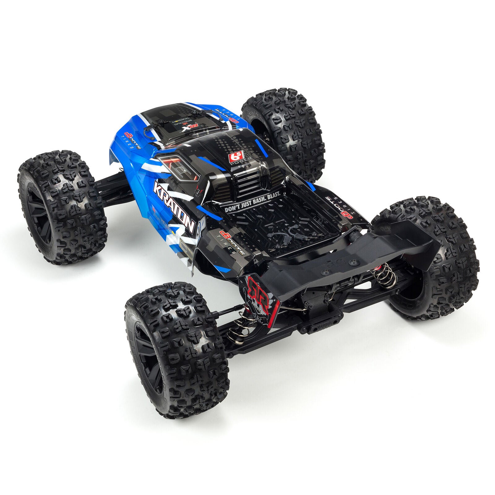 ARRMA 1/8 KRATON 6S V5 4X4 BLX Speed Monster Truck with Spektrum Firma RTR, Blue