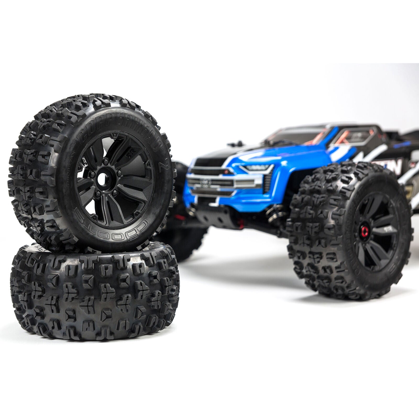 ARRMA 1/8 KRATON 6S V5 4X4 BLX Speed Monster Truck with Spektrum Firma RTR, Blue