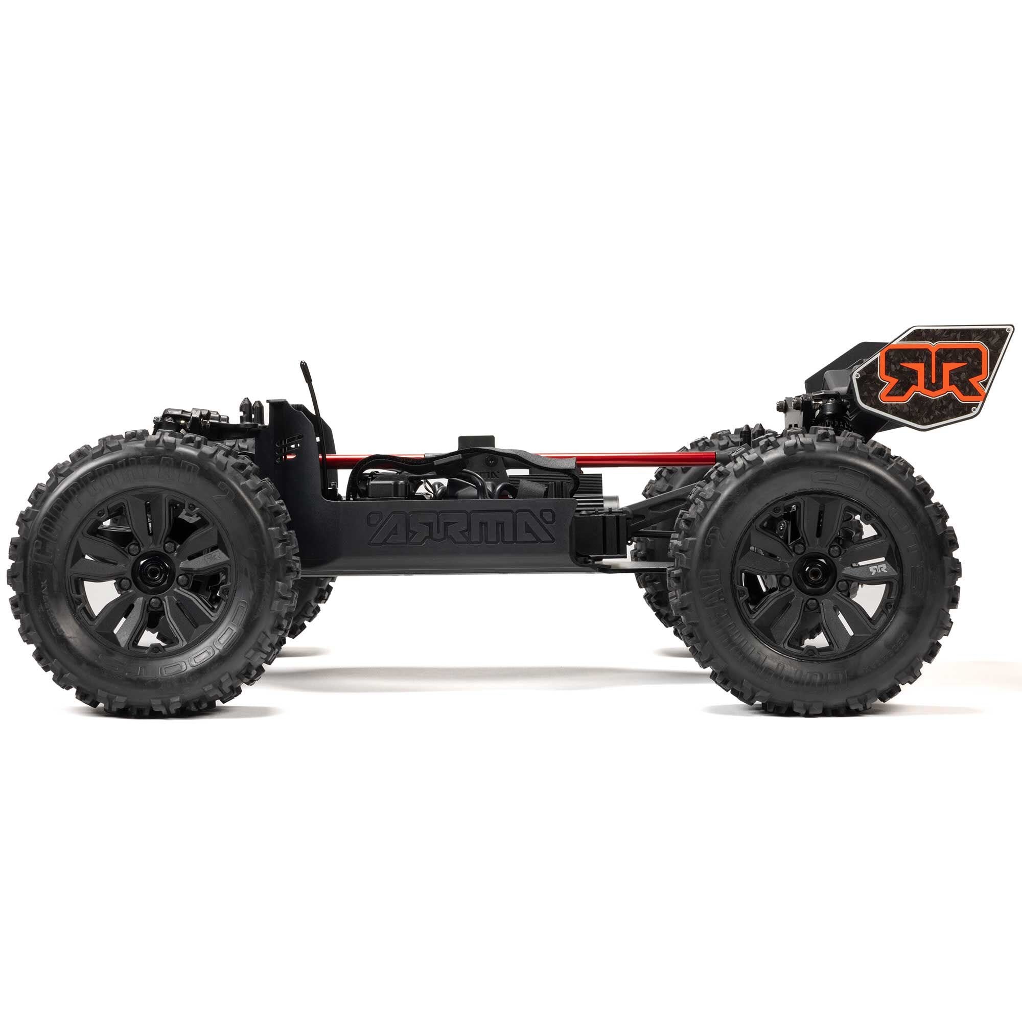 Arrma Kraton 6S BLX 4X4 1/8 Speed Monster Truck, RTR, Orange/Blue