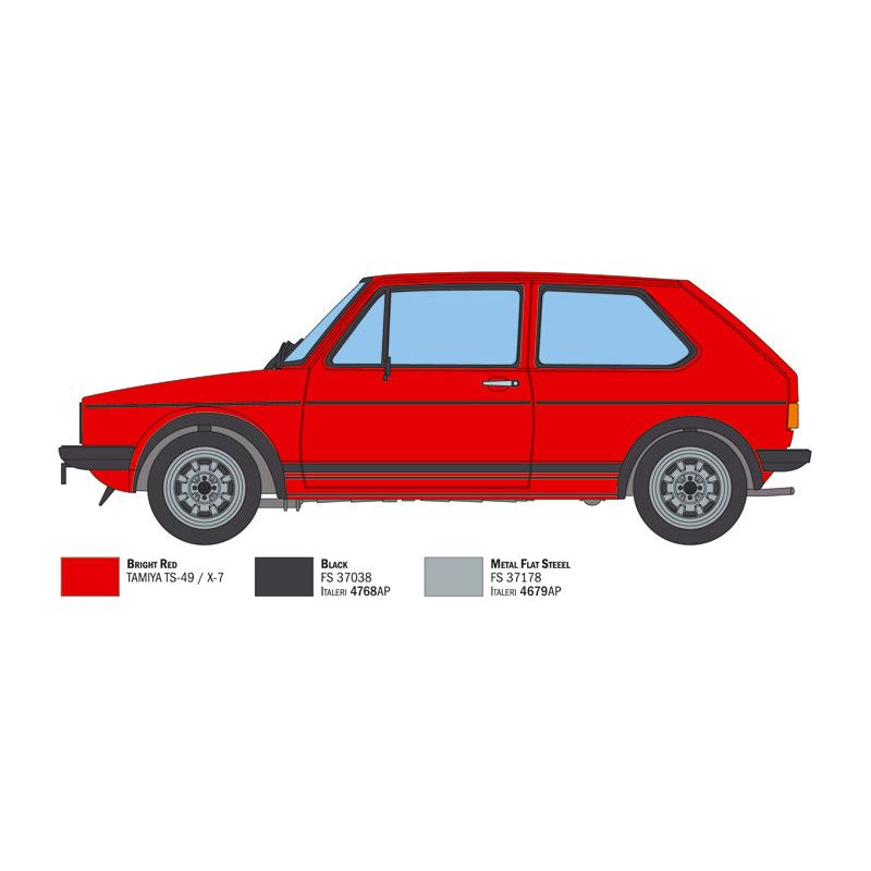 ITALERI 1/24 VW Golf GTI Rabbit First Series 1976/78