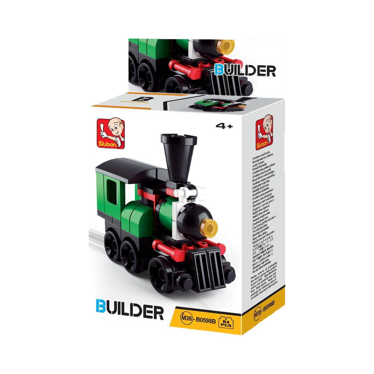 SLUBAN Builder Train 54 PCS C144