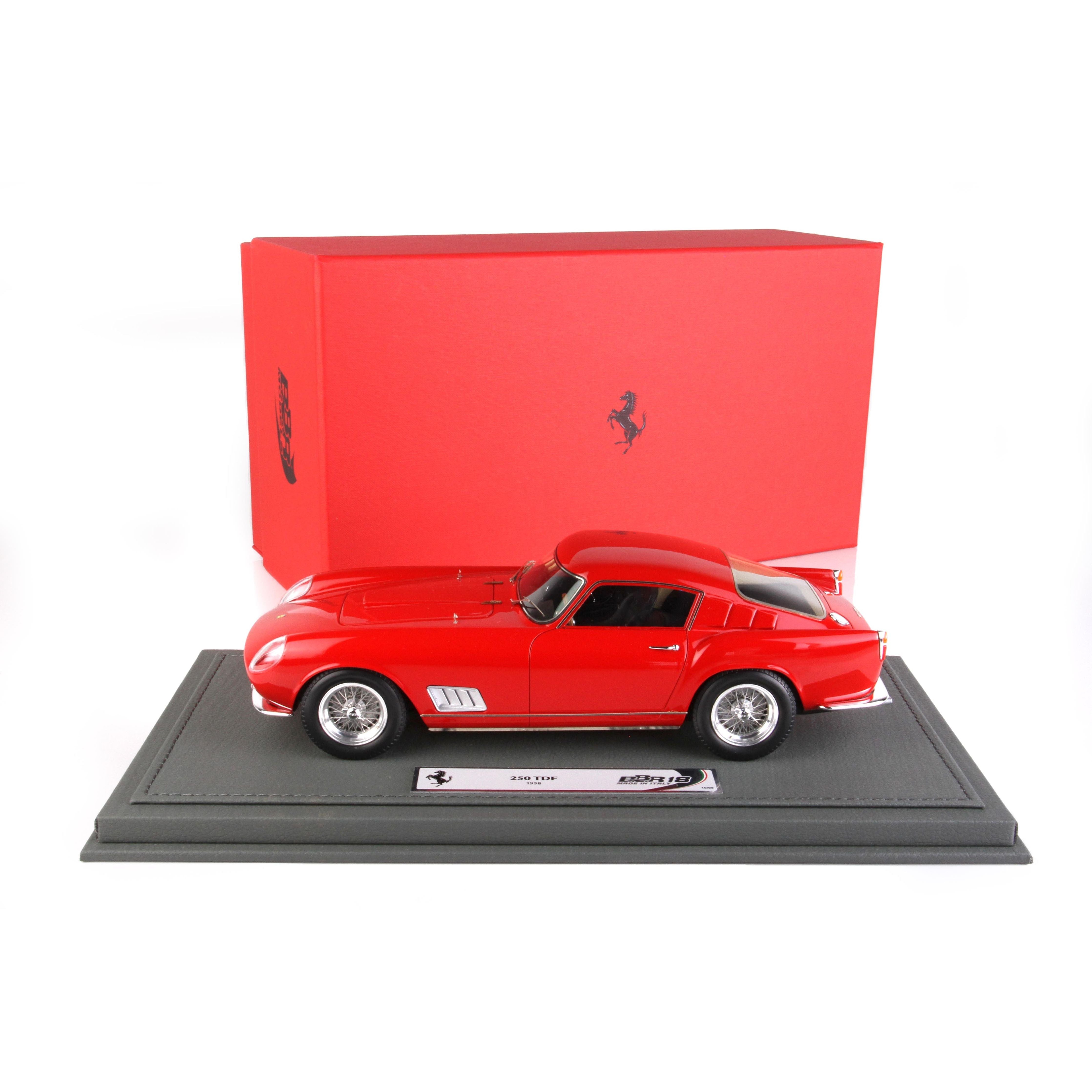 BBR 1/18 Ferrari 250 TDF Faro Carenato 1958 Red