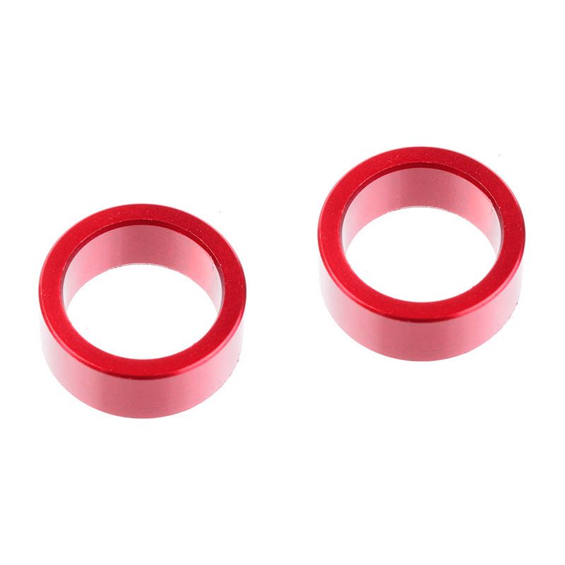 TEAM CORALLY HDA Suspension Arm Insert - Inner - Aluminum - Red - 2Pcs