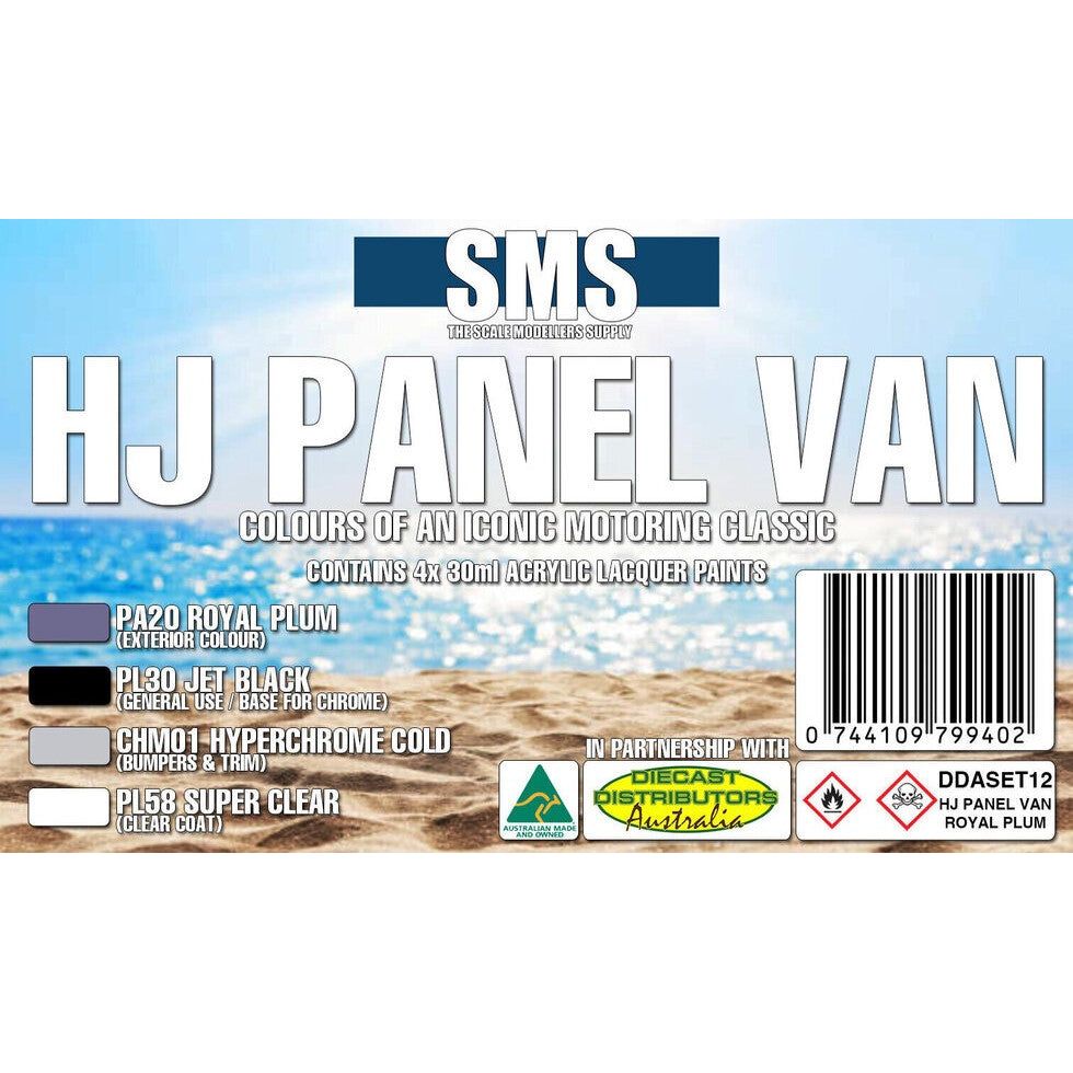 SMS HJ PANEL VAN COLOUR SET - ROYAL PLUM set