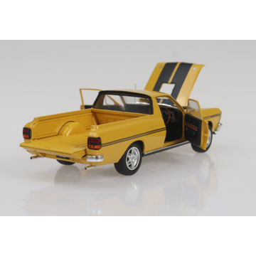 DDA 1/24 Yellow Ochre 1971 XY GTHO Ford Falcon Ute 351 T-Bar Auto  Fully Detailed Opening Doors and Tailgate