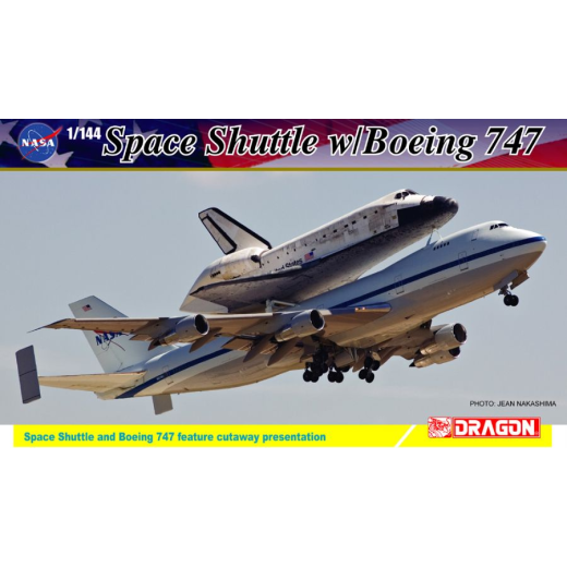 Dragon 1/144 SPACE SHUTTLE w/747-100 CSA [14705]