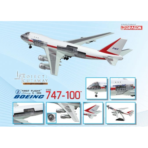 Dragon 1/144 BOEING 747-100 MAIDEN FLIGHT [47012]